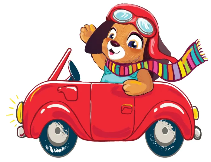 Alinan Dog In a Car